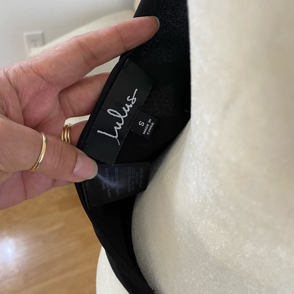 LULU’S WOMEN’S BLACK TOP SIZE S - Picture 4 of 6